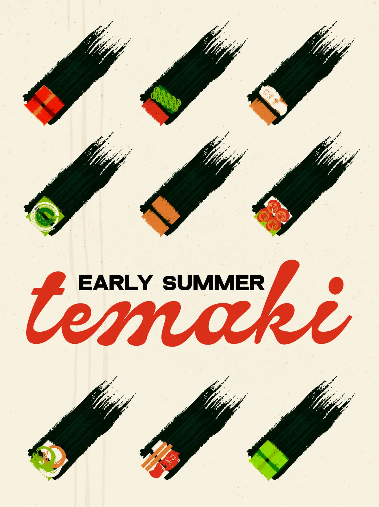 Early Summer Temaki concert poster