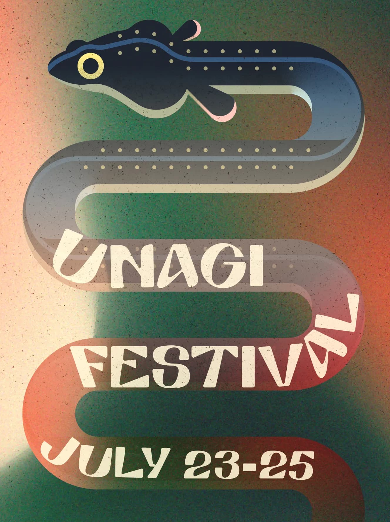 Unagi Festival concert poster