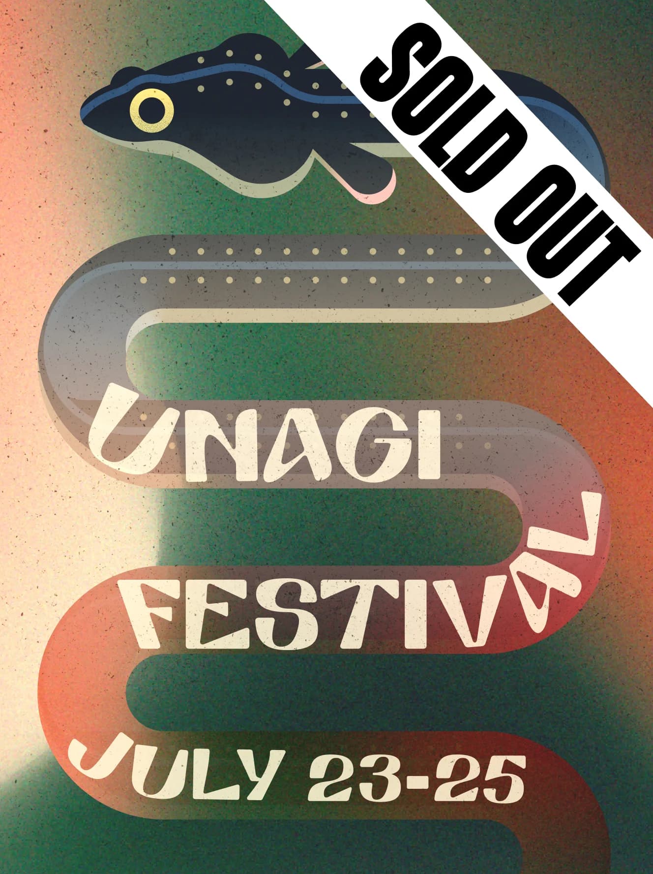 Unagi Festival concert poster